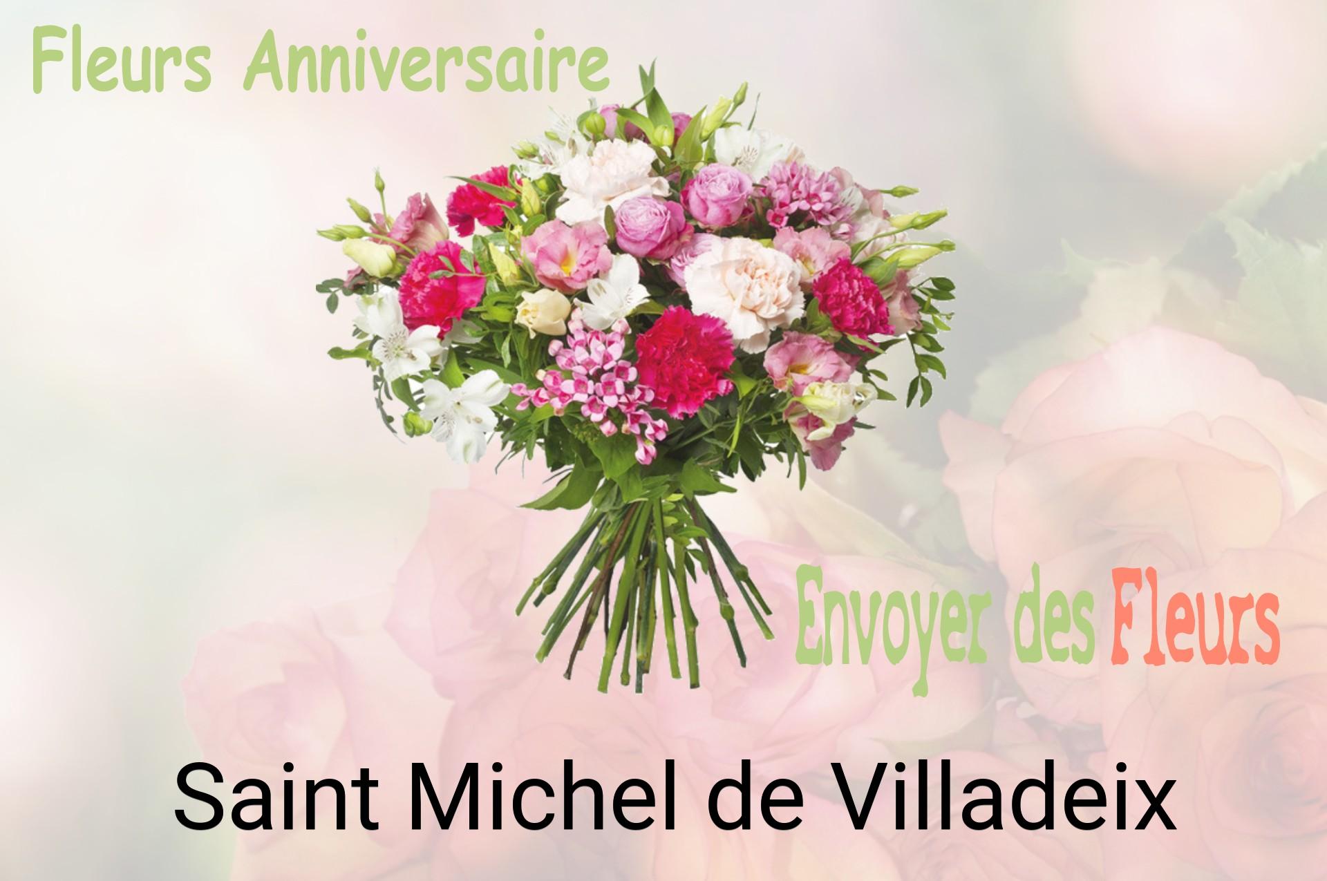 Bouquet de fleurs d’anniversaire livré à Saint-Michel-de-Villadeix